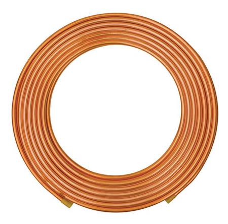 STREAMLINE Coil Copper Tubing, 7/8 in Outside Dia, 60 ft Length, Type K KR06060