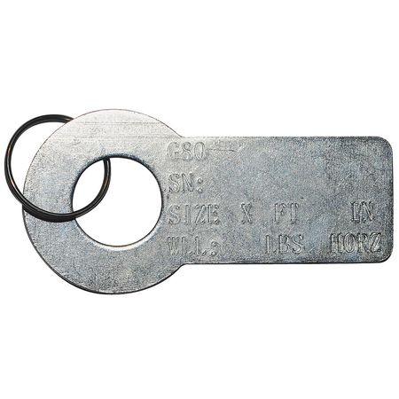 Dayton Tag, Sling ID w/Ring, 1/16In 5WRU1