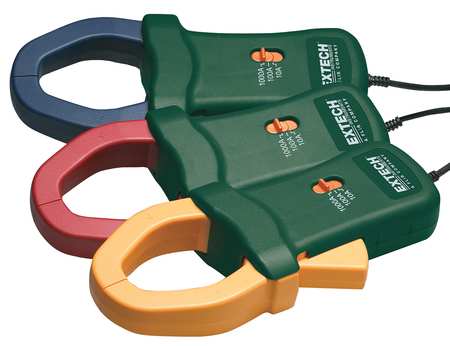 EXTECH AC Clamp Current Probe Set, 10/100/1000A PQ3120