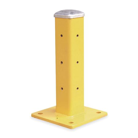 Zoro Select Guard Post, Corner, Single, H18 1/2In 5W808