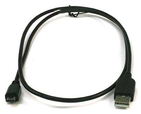 MONOPRICE USB 2.0 Cable, 3 ft.L, Black 4867