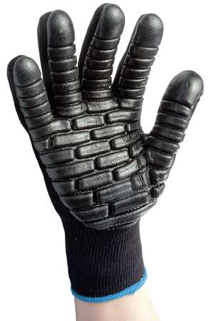 Impacto Anti-Vibration Gloves, XL, Black, PR 4733