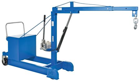 Vestil Mobile Floor Crane, Counter Balance, 500Lb CBFC-500