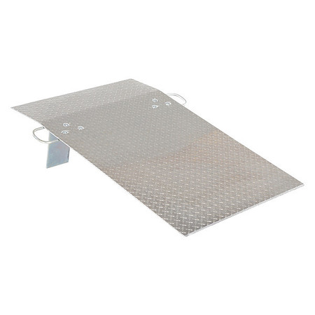 ZORO SELECT Dockplate, Aluminum, 500 lb, 48 x 30 In A-3048