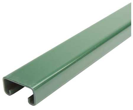 ZORO SELECT Strut Channel, 1-5/8" W, 5 ft. L, Green, Hole Spacing: No Holes FS-500 GR 60.00