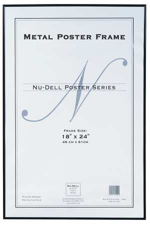 Nudell Metal Poster Frame 18x24 Black 31222