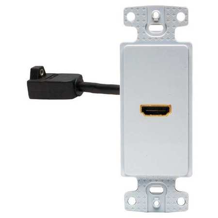 Hubbell Wiring Device-Kellems Video Wall Plate and Jack, HDMI, White NS801W