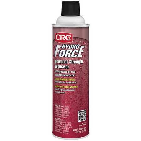Crc Hydro Force Industrial Strength Cleaner/Degreaser, Aerosol Spray Can 14414