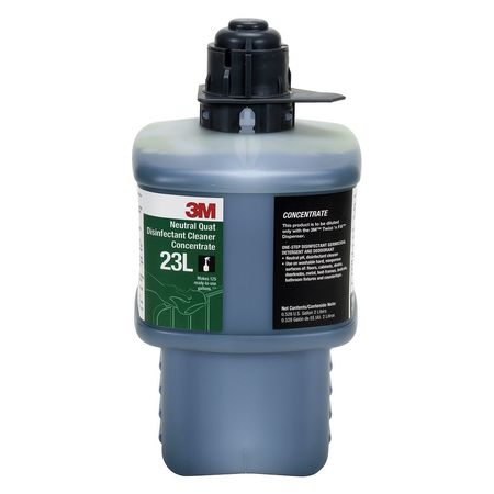 3M Neutral Quat Disinfecting Cleaner, 2L Bottle 23L