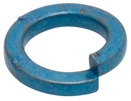 METRIC BLUE Split Lock Washer, For Screw Size M12 Steel, Metric Blue Finish, 100 PK UST187443