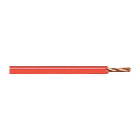CAROL Hookup Wire, CSA TR-64, UL 1007, UL 1569, 20 AWG, 100 ft, Red, Color-Coded PVC Insulation C2040A.12.03