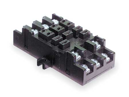 OMRON Relay Scket, Standrd, Square, 11 Pin, 600VAC PTF21PC