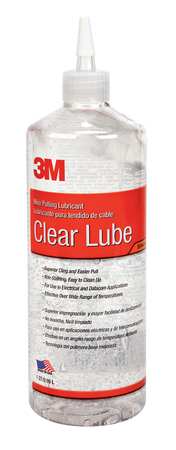 3M 1 qt. Chain, Cable, and Wire Rope Lubricant Bottle Clear WLC-QT