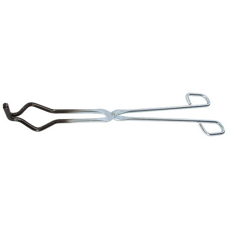ZORO SELECT Crucible Tongs, 18 In, Coated SS 5ZPT8