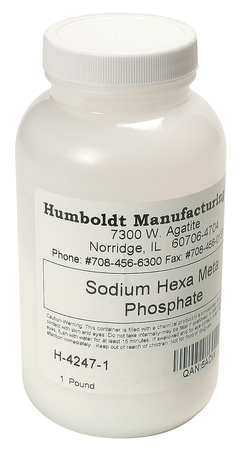 Humboldt Sodium Hexametaphosphate, 1 lb 5ZPZ6