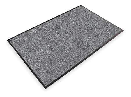 Notrax Entrance Mat, Charcoal, 3 ft. W x 130S0035CH