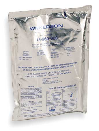 Wilkerson Desiccant, Replacement, Refills: 3 DRP-85-280