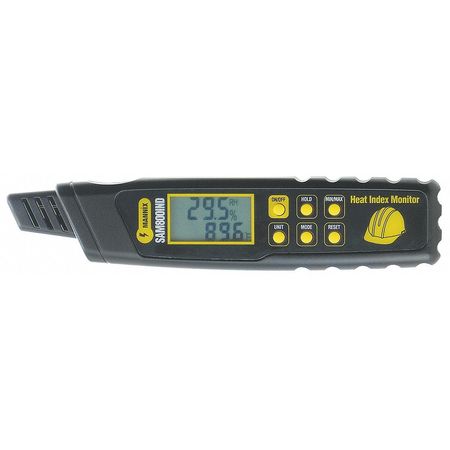 GENERAL TOOLS Pocket Heat Monitor, 32 to 122 Degrees F SAM800IND