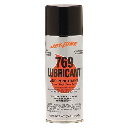 JET-LUBE Lubricant, Aerosol Can, 12 oz. 37341