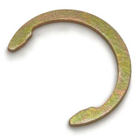 ZORO SELECT External Retaining Ring, Steel Zinc Yellow Finish, 1.00 in Shaft Dia, 50 PK C-100ST ZD