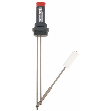 AT-A-GLANCE Barrel Level Gauge, 55 Gal, 2" NPT, Plastic P-55-2