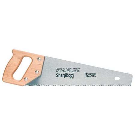 STANLEY SharpTooth® Saw with Wood Handle 15" – Resharpenable 15-334