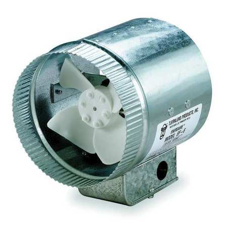 Tjernlund Products Axial Duct Booster, 6 In. Dia. EF-6