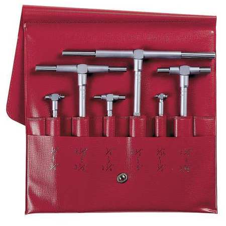 Mitutoyo Telescoping Gage Set, 6 Pc, 0.315 to 6In 155-903