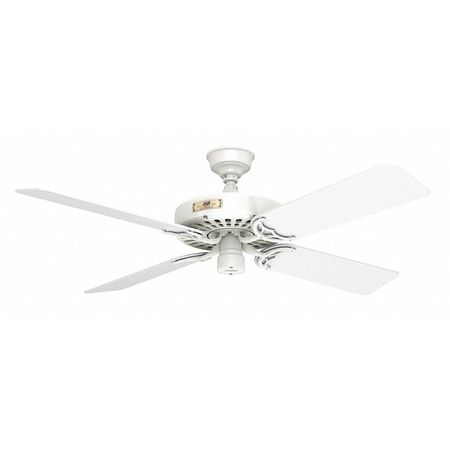 HUNTER Indoor/Outdoor Ceiling Fan, 52" Blade Dia., 1 Phase, 120 23845