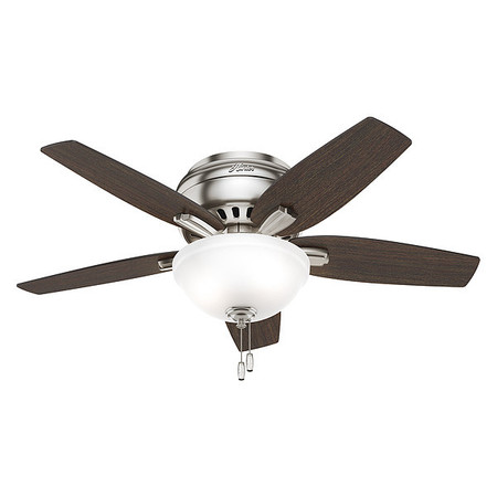 Hunter Decorative Ceiling Fan, Low Pro, 42" Blade Dia., 1 Phase, 120 51082