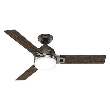 HUNTER Decorative Ceiling Fan, 48" Blade Dia., 1 Phase, 120 59219