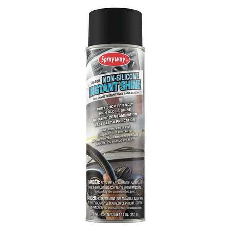 SPRAYWAY 20 Oz. Auto Care Non-Silicone Instant Shine Can, Wash and Shine SW938