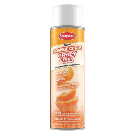SPRAYWAY Cleaner, 20 oz. Can, Citrus SW985