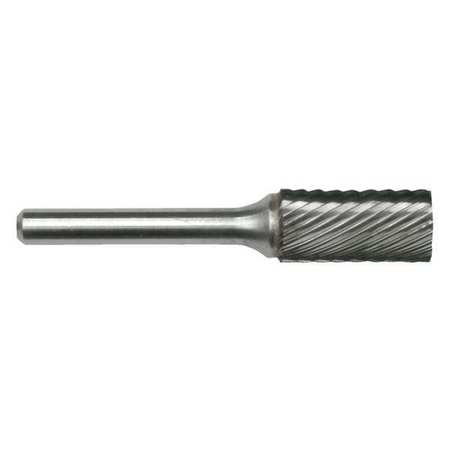 Cle-Line Carbide Bur, 1845 SA-5 CLE-SA Cylindrical Bur w/o End Cut Standard Cut 1/2"x1/4" Hardened Steel Shnk C17613