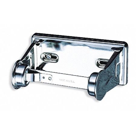 SAN JAMAR Locking Toilet, Tissue Dispenser, Chrome R200XC