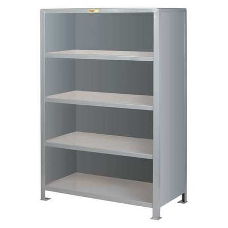 LITTLE GIANT Metal Shelving Unit, 24"D x 60"W x 72"H, 5 Shelves, Steel, Color: Gray 5SE-2460-72