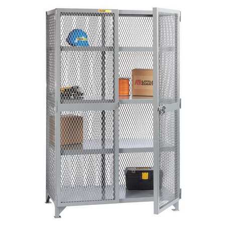 LITTLE GIANT Welded Storage Locker, 3-Shelf, 30 x 60" SL3-3060