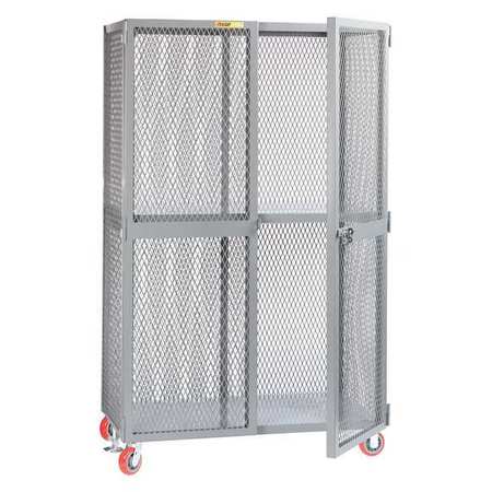 LITTLE GIANT Mobile Storage Locker, 2000 lb., 30 x 48" SL2-3048-6PYFL