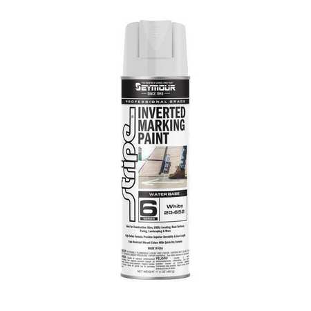 Seymour Of Sycamore Inverted Marking Paint, 17 oz., White, Water -Based 20-652