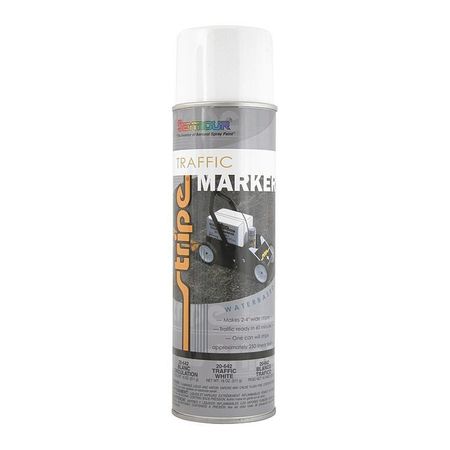 Seymour Of Sycamore Traffic Marking Paint, 18 oz., White, Water -Based 20-642