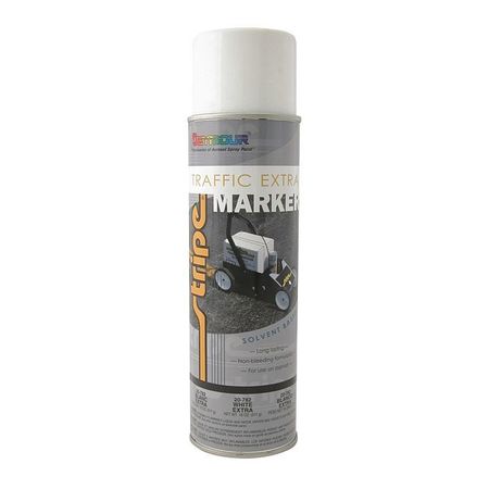 SEYMOUR OF SYCAMORE Traffic Marking Paint, 18 oz., White, Solvent -Based 20-782
