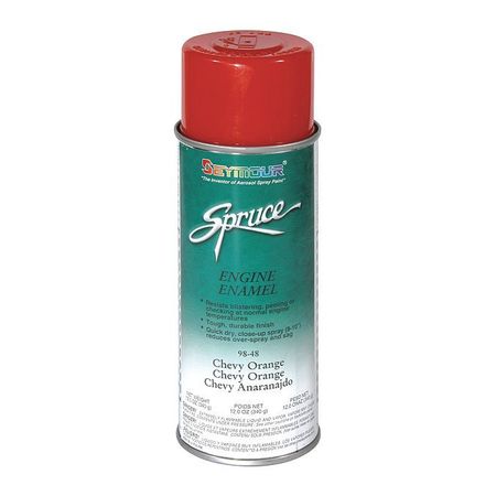 SEYMOUR OF SYCAMORE Spruce Paint, Chevy Orange, 12oz. 98-48