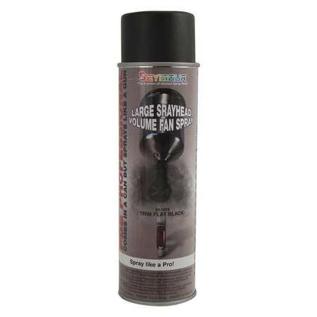 SEYMOUR OF SYCAMORE Trim Paint Flat Black, 15oz. 20-1678