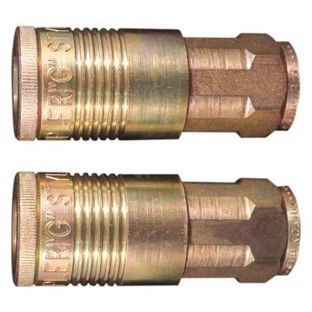 Milton G Style Coupler, 1/2" FNPT, PK2 S-1815-2