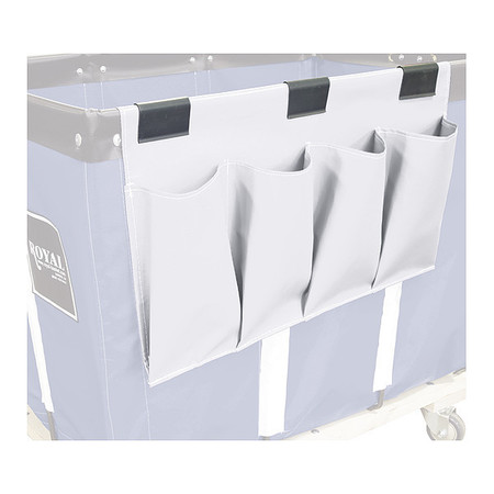 ROYAL BASKET TRUCKS Janitorial Organizer, White R00-WWX-JSN