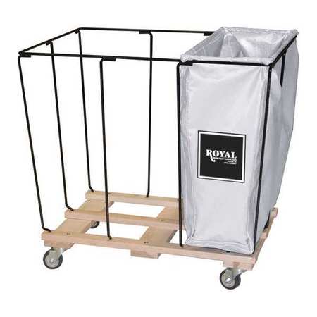 ROYAL BASKET TRUCKS Drop In, 14 Bu, White, 1/3 Size R14-WWX-R3N