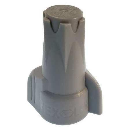 GARDNER BENDER Wire Connector, Winged, Gray, PK50 10-2H2