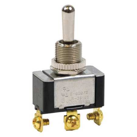 GARDNER BENDER Toggle Switch, SPDT, On/Off/On, 3/4 hp @ 125 to 250V AC GSW-13