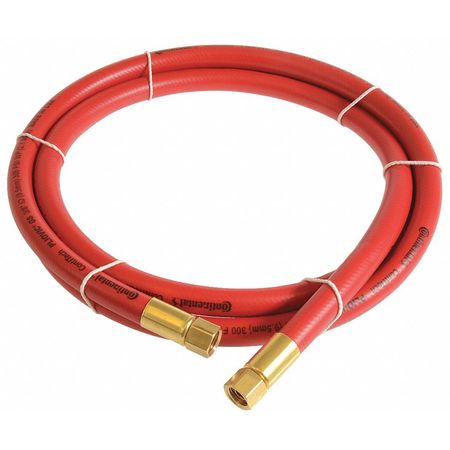 CONTINENTAL CONTITECH 1/4" x 3 ft PVC Coupled Multipurpose Air Hose 300 psi RD PLR02530-03-41