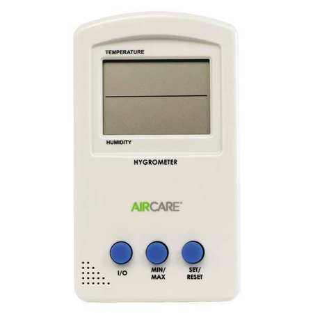 AIRCARE Digital Hygrometer, Thermostat 1990